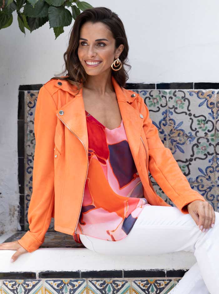 246214U Jacket - Orange (Frank Lyman) 